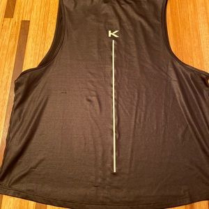 NEW with tags Koral Logo Muscle Glamour Cropped Tank Top size Large